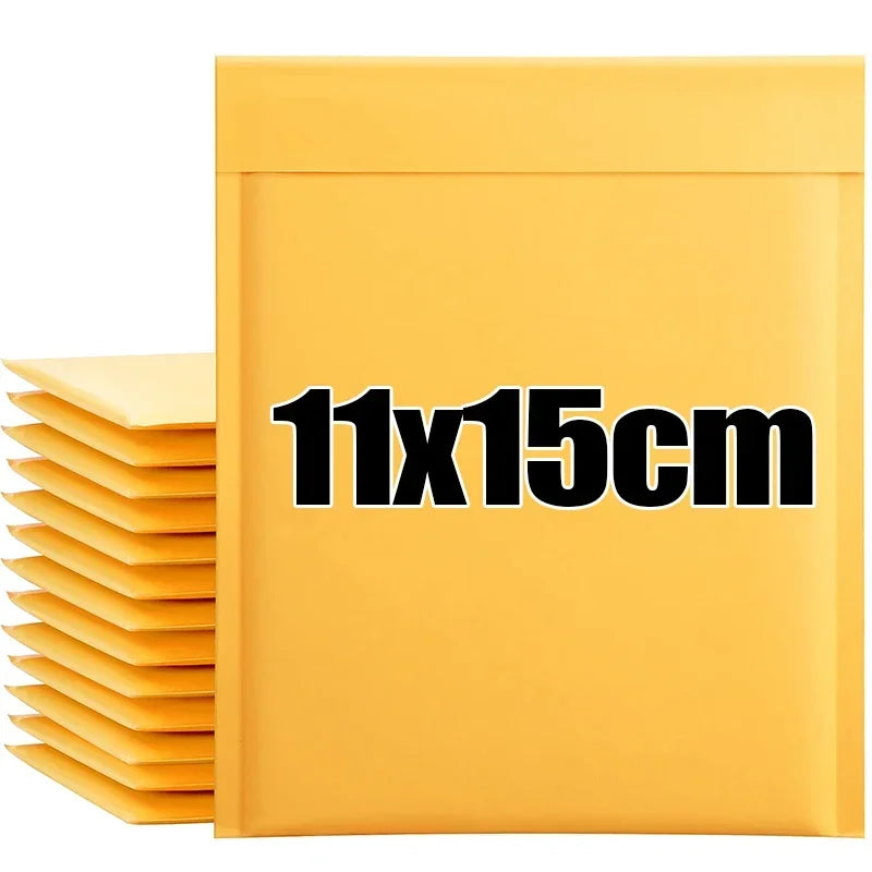 Kraft Paper Shipping Bags Mailer Self Seal Adhesive Bubble Padded Envelopes Bag Waterproof Business Gift Postal Packaging Pouch