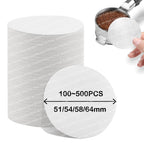 51/54/58/64mm Disposable Paper Filter for Espresso Coffee Maker Unbleached Replacement Coffee Filter Papers for Barista Tools
