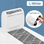 Durable Roller Identity Protection Stamps Safety Portable Confidential Stamp Privacy Protection ID Security Stamp