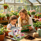 Plant Envelope Binder 3-Ring 3-Ring With Top Handle 30-Sheet Garden Plant Storage Bag For Gardeners Hobbyists Elderly Spring