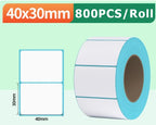 A6 Size 4x6'' 4x4'' Shipping Labels FanFold Paper 241BT 246S D520 DYMO 4XL Zebra Munbyn Nelko for LOGO Barcode