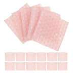 100Pcs Bubble Mailer Pouches Heart Design Shockproof Cushioning Envelopes for Electronics Glassware Mailing Moving Packaging