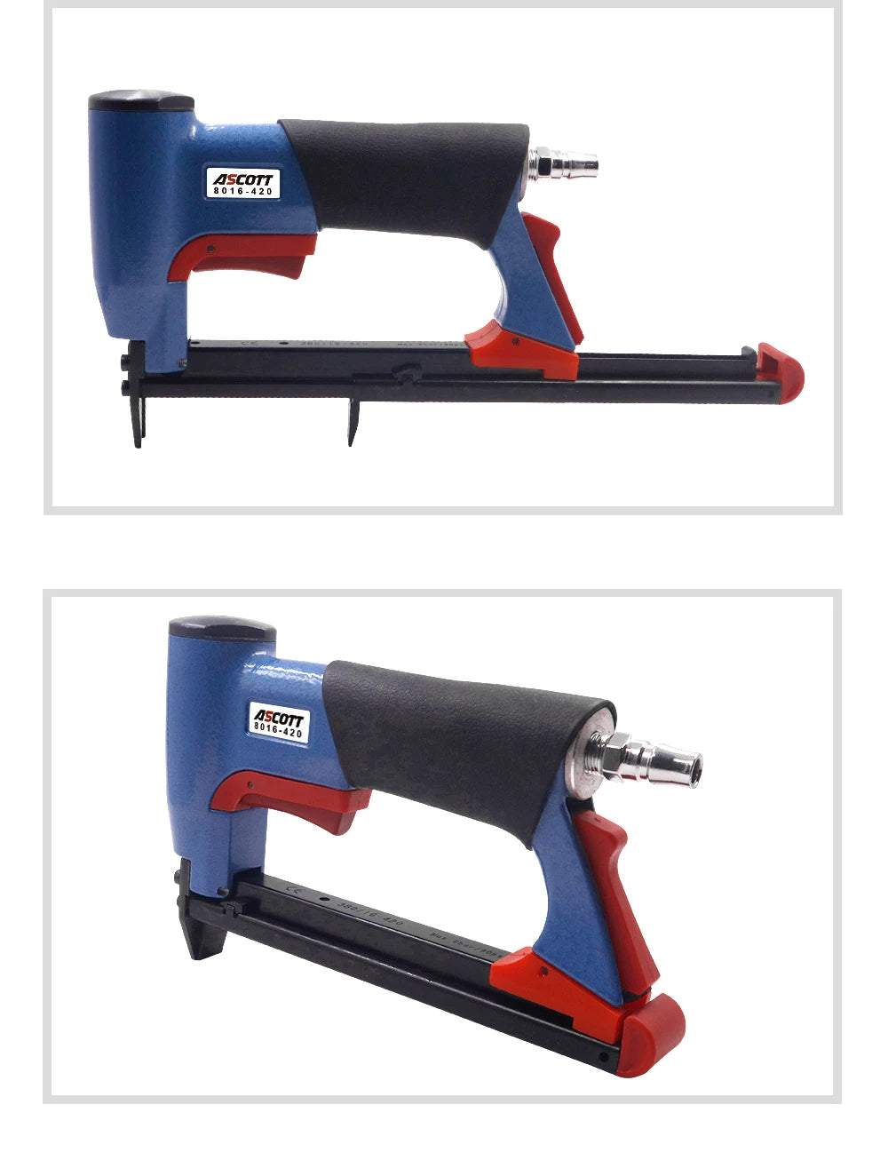 21 Gauge Pneumatic Upholstery Stapler 12.8mm Width Crown Air Stapler Gun for Furniture Woodworking and DIY Projects Nailing Gun