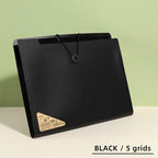 Three Colors Horizontal A4 Folder Students Office Business Trip Multi-layer Large Capacity 5/8/13 Layers Storage Organ Bag
