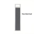 5 Colors 2.8mm Solid Woodworking Mechanical Pencil with Pen Cover 2B Black Yellow Red Lead Long Headed Carpenter Marking Pencil