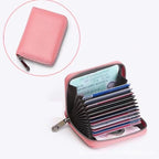 Business Card Holder Wallet Men Bank Card/ID Card/Credit Card Holder 22 Bits Card Wallet RFID Blocking Protects Case Coin Purse