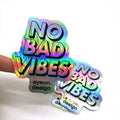 100pcs Custom Sticker Your Logo Text Tag PVC Label Vinyl Waterproof Computer Luggage Self Adhesive Personalized Die Cut Stickers