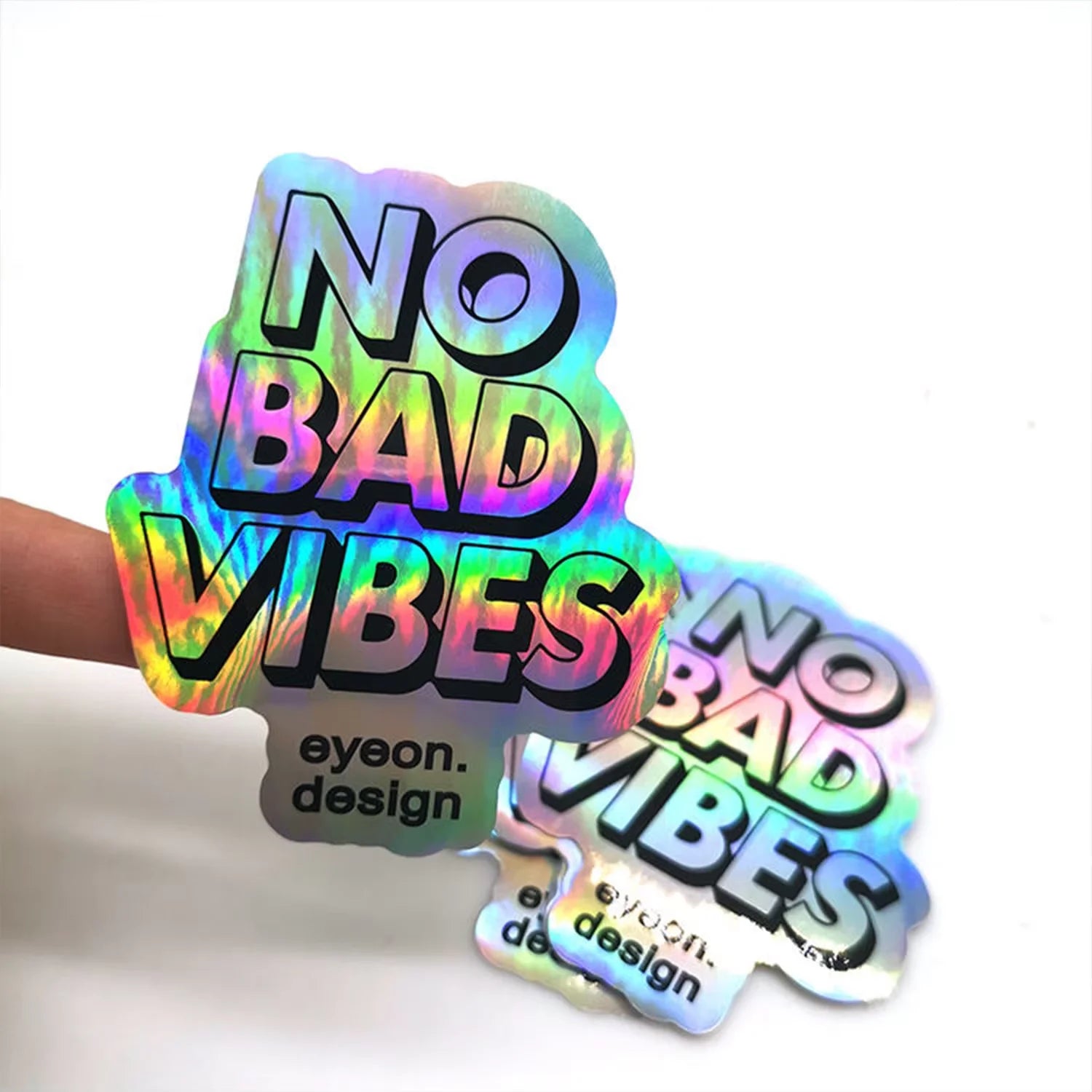 100pcs Custom Sticker Your Logo Text Tag PVC Label Vinyl Waterproof Computer Luggage Self Adhesive Personalized Die Cut Stickers