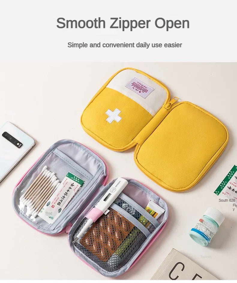 First Aid Kit Pouch Home Medicine Storage Bag Suitable For Outdoor Travel Medical Bag Home Rescue Emergency Survival Kit