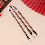 6Pcs Traditional Chinese Calligraphy Brushes Set White Clouds Bamboo Wolf's Hair For Painting Practice Writing Tools