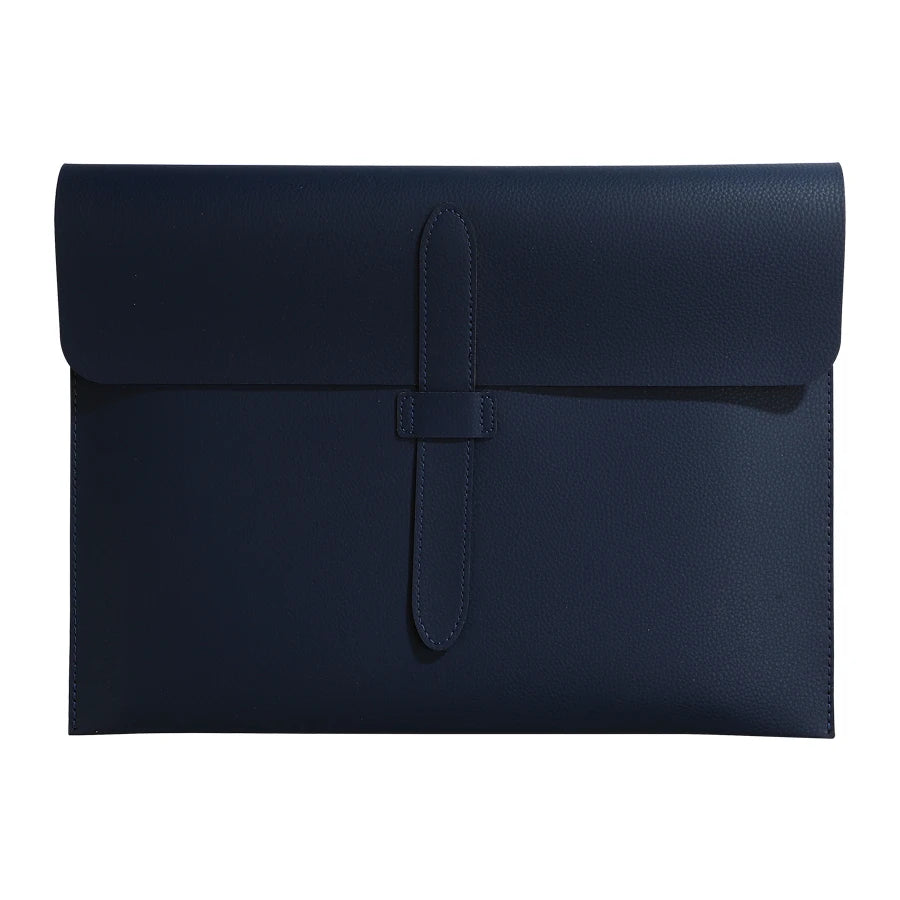 A4 Thick Leather Document Bag, A4 Folder,Business Information Bag, School And Office Supplies, Storage Bag Back To School