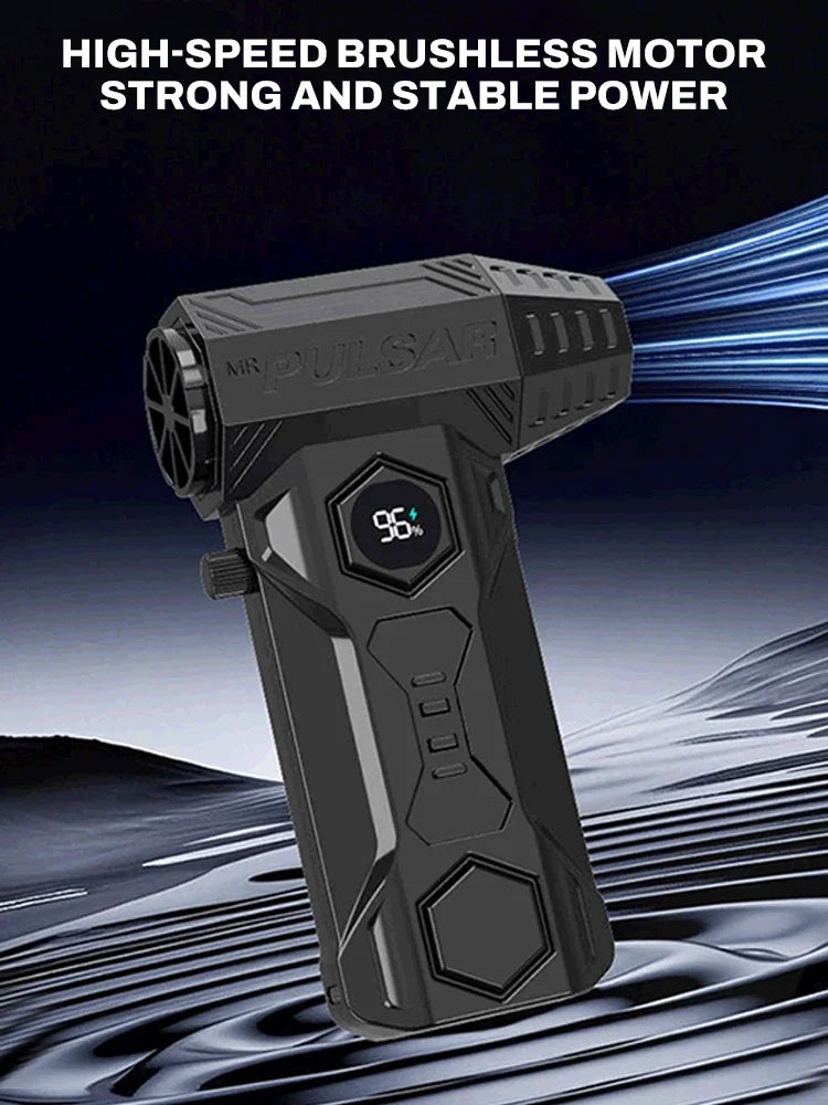 500000RPM Air Blower X11 Super Powerful Compressed Air Duster Electricity Consumption Display Air Vacuum Blower Jet Fan For Car