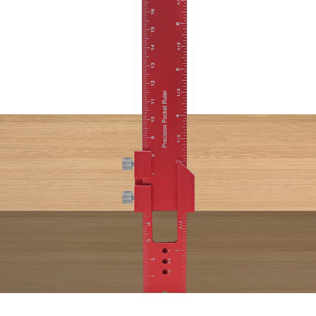 Metal Carpenter Square Angle Measuring Tool Precision T Square With Sliding Stop Imperial Metric Dual Scale Woodworking Marking