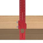 Metal Carpenter Square Angle Measuring Tool Precision T Square With Sliding Stop Imperial Metric Dual Scale Woodworking Marking