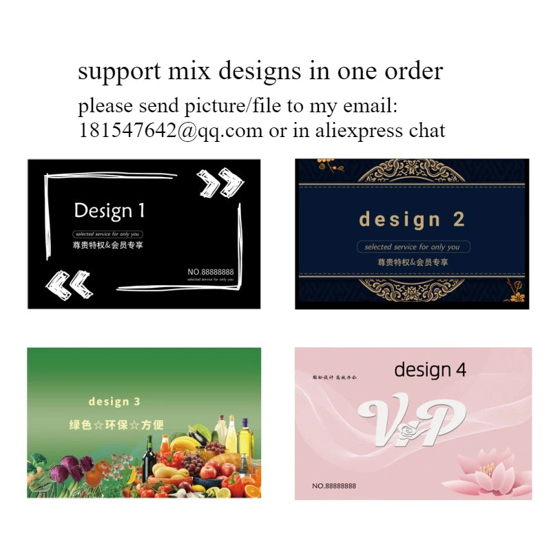 20/50/100PCS Free Custom Thickened Plastic Business Loyalty Card Membership Card Vip Cards Personalized LOGO 0.76mm PVC