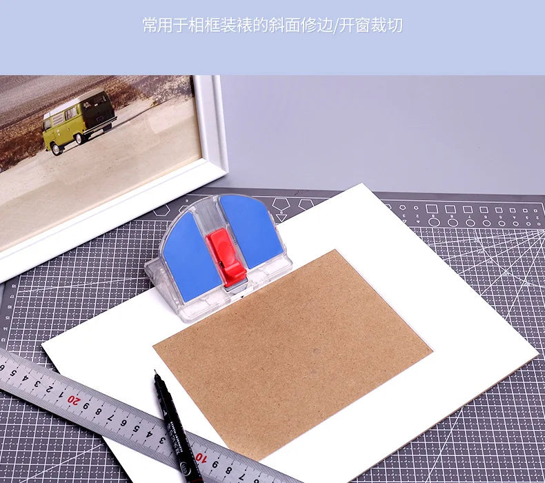 Bevel Cutter 90° Plane Cutter DIY Photo Frame Cutter 45° Bevel Cutting Model Building Making Tools Panel Cutting Supplies