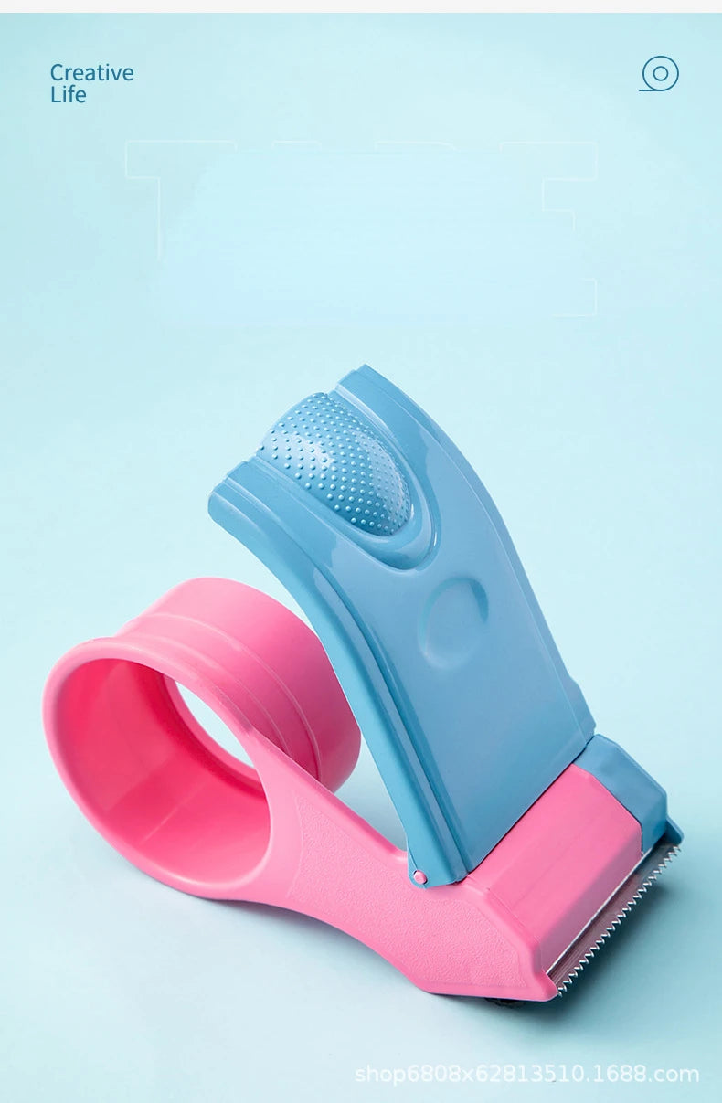 Plastic Sealing Packer Tape Dispenser Packaging Parcel 4~6cm Width Roller Tape Cutter Sealing Tape Holder Manual Packing Machine