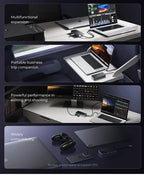 ORICO M.2 SSD Enclosure USB C Hub Splitter PD100W Extension Docking Station 10Gbps M2 NVMe SATA External Case 4K 60Hz HDMI-Com