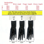 Latex Cosplay Gloves Rubber With Buckle Unisex Customizable Gloves size color handmade club wear
