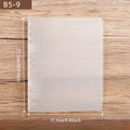 175-Page Capacity Ringed Binder, Clasp Closure Plastic Organizer Binder for Office, School, Home Supplies - PP Material