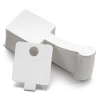 50Pcs/lot Blank Paper Price Tags Stickers DIY Jewelry Bracelet Ring Labels Display Card Packaging Sticker Self-Sticker Hangtag