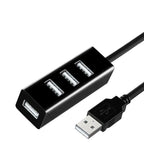 Multi USB 2.0 Hub USB Splitter Power Adapter 4 Port All In One High Speed Hub for PC Windows Computer Accessories