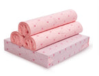 50Pcs New Pink Courier Bags Bow Heart Pattern Poly Frosted Self-Seal Shoe Bag PE Delivery Envelope Mailer Mailing Bags Organizer