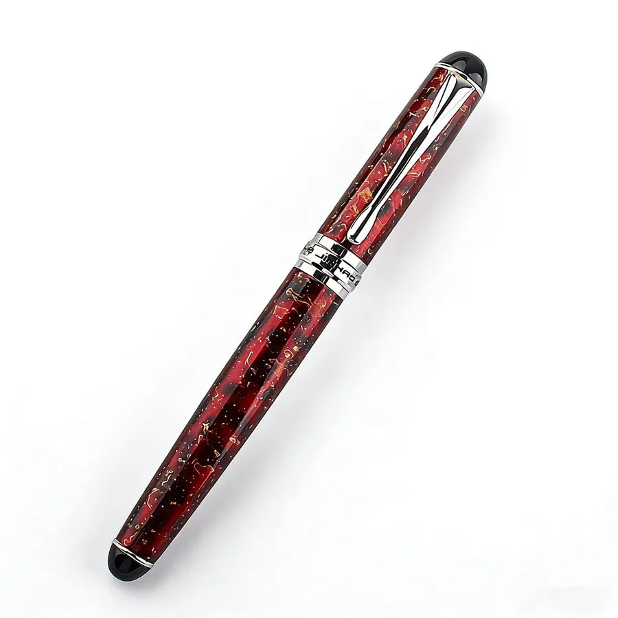 Jinhao X450 Classics Thick Body 1.0mm Bend Nib Calligraphy Pen High Quality Metal Fountain Pen Luxury Ink Gift Pens for Writing