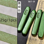 Colored Pearlescent Ink Stick Handmade Chinese Sumi Solid Ink Stick Traditional Calligraphy Ink Stick for Beginners Practicing