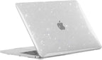 Glitter Hard Laptop Case for Macbook Air 13.6 M4 15 M3 Sparkly Clear Cover for Mac Book Pro 13 M1 M2 14 M4 16 Sleeve Accessories