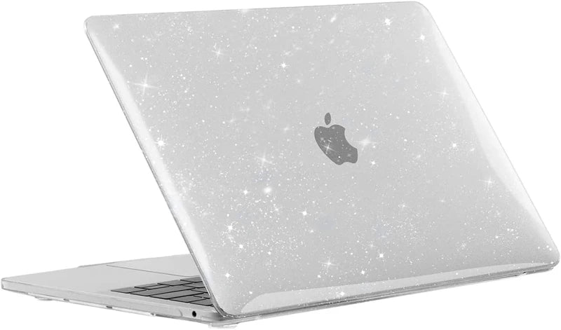 Glitter Hard Laptop Case for Macbook Air 13.6 M4 15 M3 Sparkly Clear Cover for Mac Book Pro 13 M1 M2 14 M4 16 Sleeve Accessories