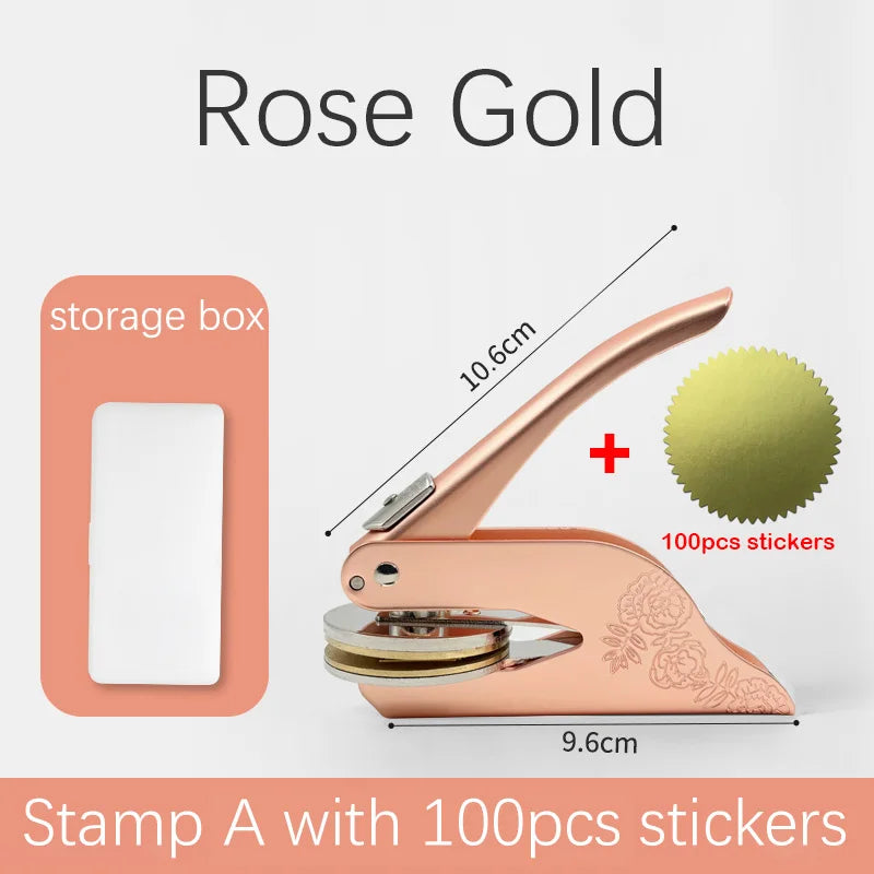 Book Wedding Embosser Stamps Customized Designs Personalized Embossing Stamp Custom Handheld Envelope Invitation Card Seals DIY