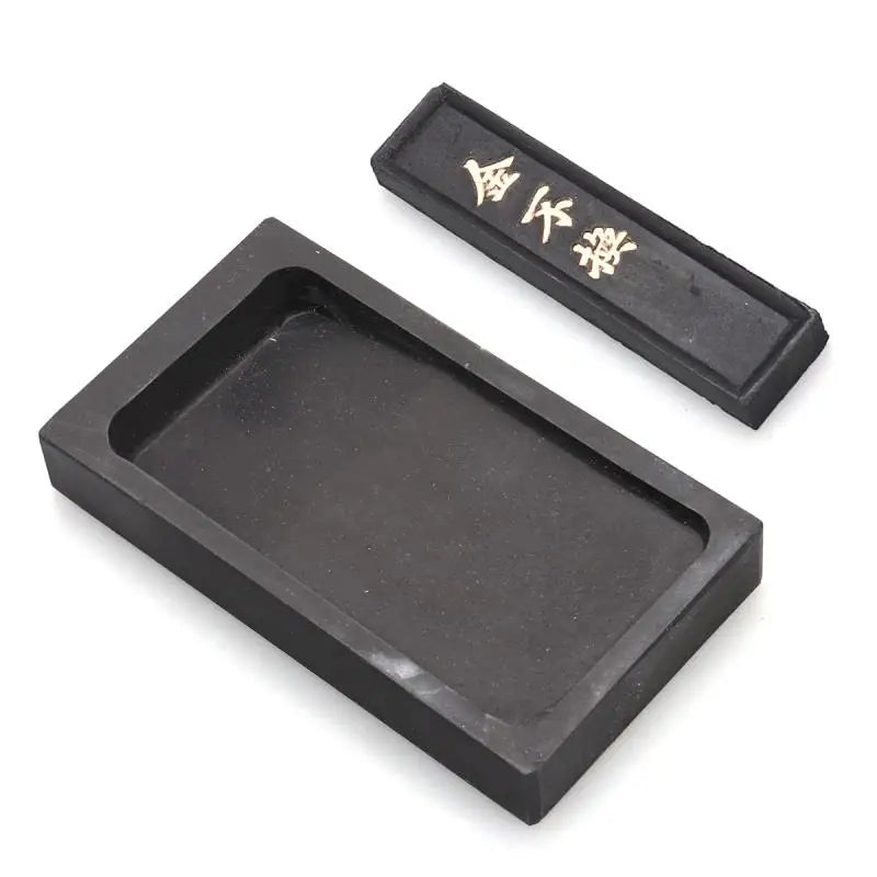 Ink Stone Inkstone Calligraphy Painting Chinese Traditional Grinding Inkstick Block Stickcontainer Practice Suzuri Pad Inkslab