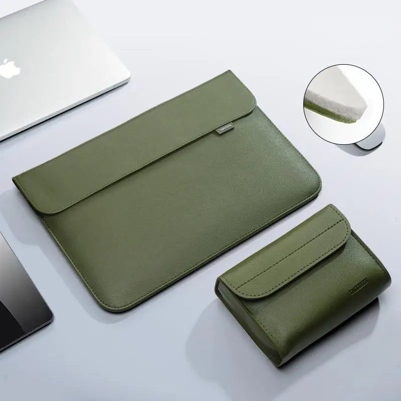 Laptop Sleeve Bag Cases For Macbook Pro Air 13.3 M4 M3 13.6 14 16 15 XiaoMi 15.6 Notebook Pouch Cover HP DELL Shell Accessories
