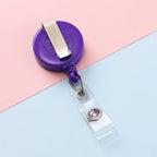 Retractable Steel Cord Pull Reel Keychains Spring Buckle Clasp Wire Rope Key Ring Recoil ID Card Holder Key Chain Multiple Tools