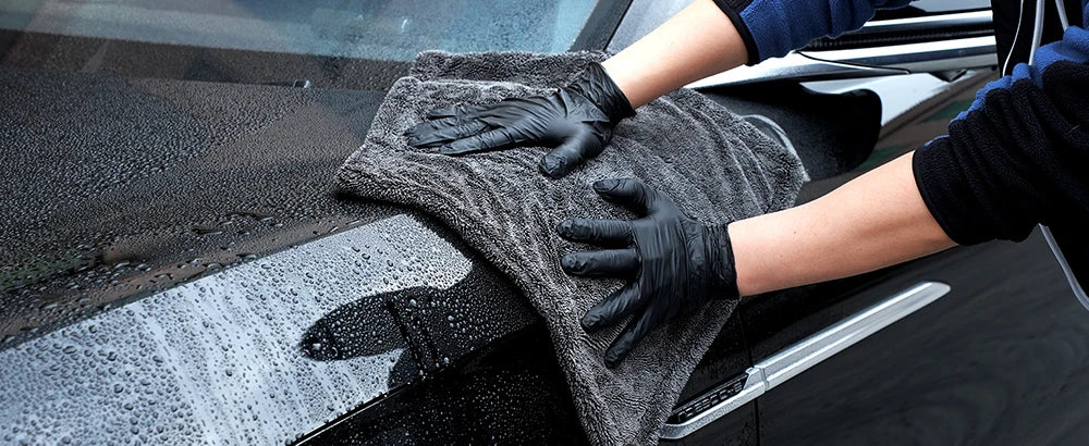 AUTOBRIGHT Microfiber 60*90cm 1300gsm One Wipe Drying Towel Car Wash Cloth Premium Cloth Thicken Soft Professional Car Cleaning