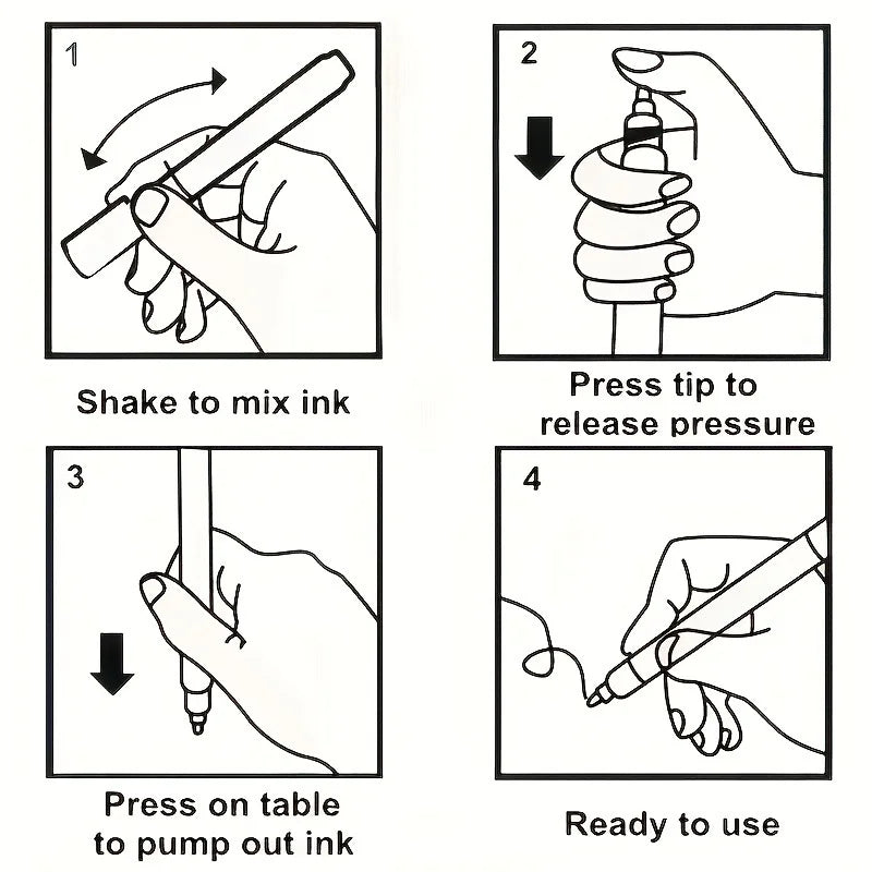 Car Button Repair Pen - Black Special Plastic Interior Renovation Touch-Up Pen, easily repairs scratches and wear on the interio