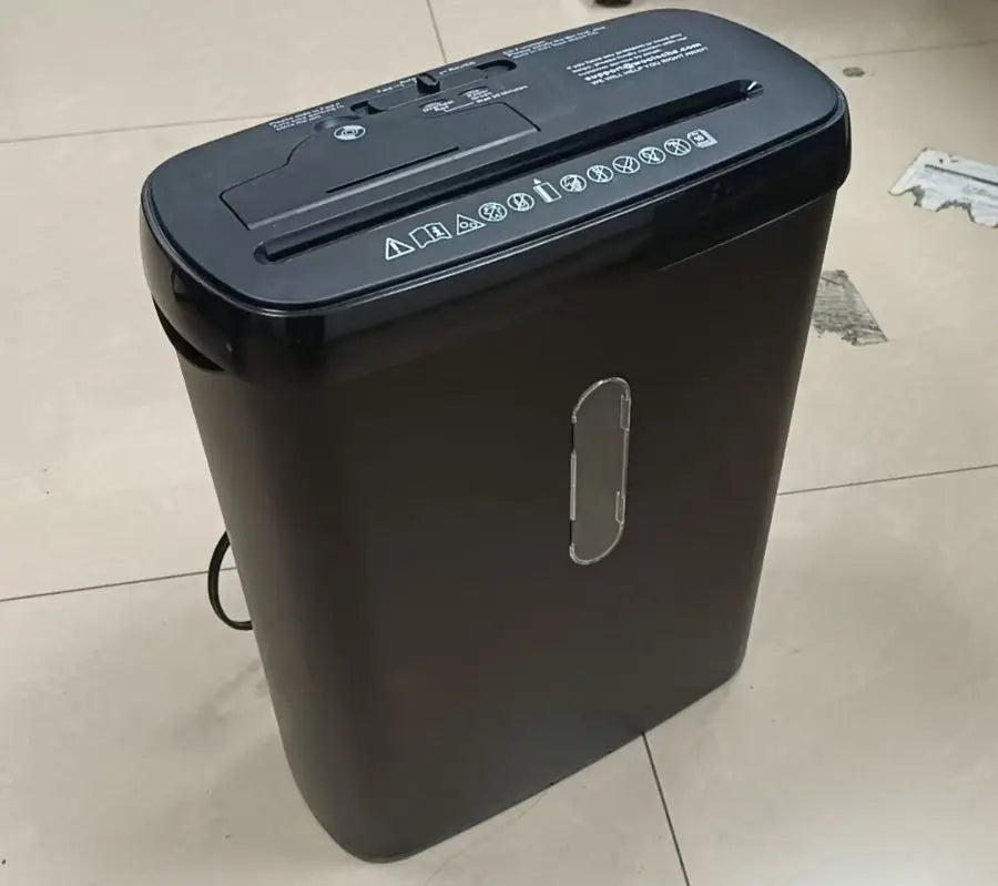 Home Office Paper Shredder, 10-Sheet Strip Cut P-2 Security Level, CD & Credit Card Shredder, Low-Noise Jam-Proof, 5-Min Continuous Shredding, 3.17-Gallon Clear Basket