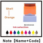 Customized Name ink Stamp self inking seals Personal Baby Waterproof Non-fading Kindergarten Name Seal New student teacher gift