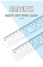 M&G Soft Straight Ruler Transparent 15/20cm Ruler Wave Ruler Painting Drawing Tool Bendable Multifunctional Creative Drawing Rul
