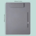 A4 leather writing clip, business folder, data book, office storage menu clip, contract book clip, music score clip