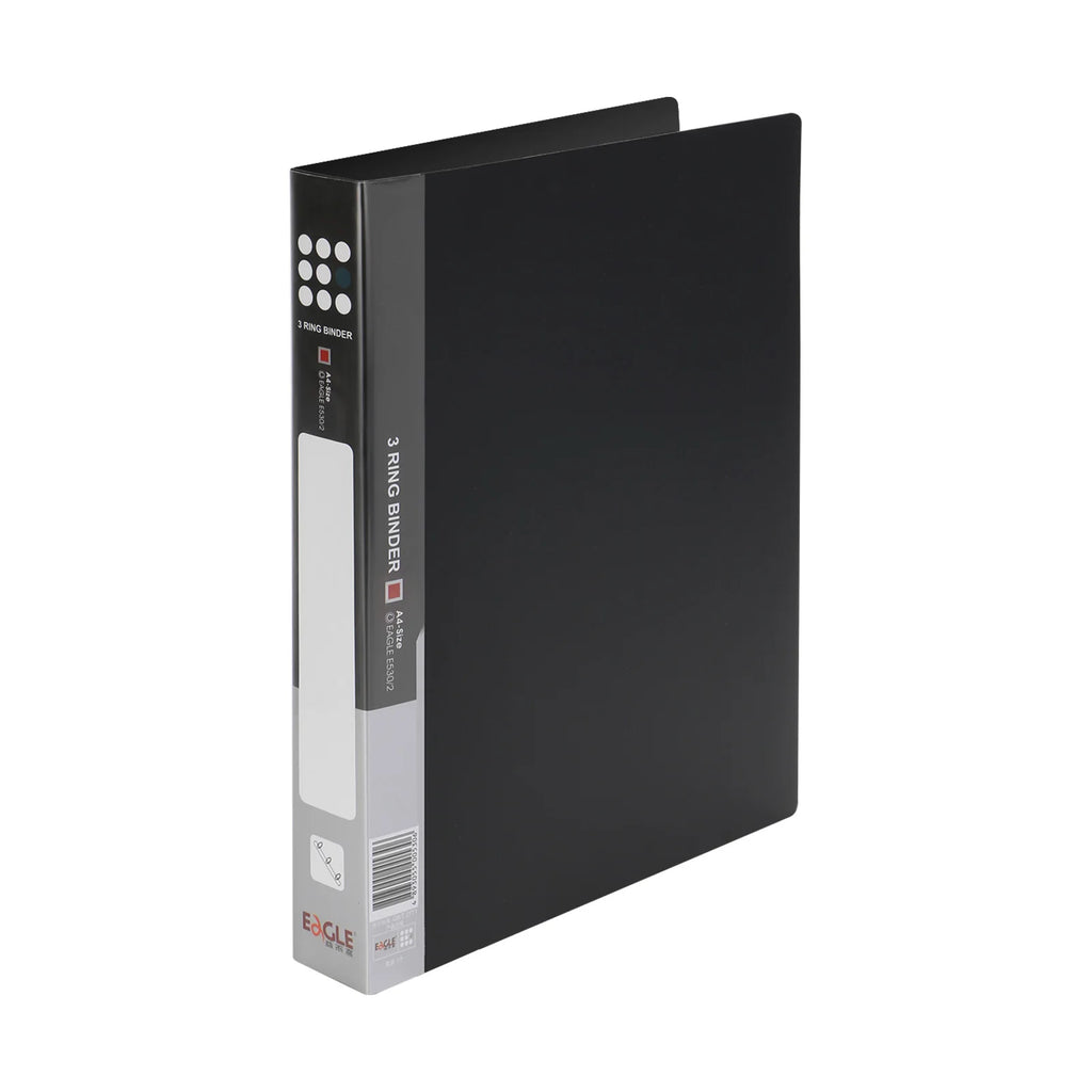 EAGLE 3-Ring Binder A4 Size with 5 Index Dividers & Custom Labels, Professional Presentation Folder for Office School Organizer