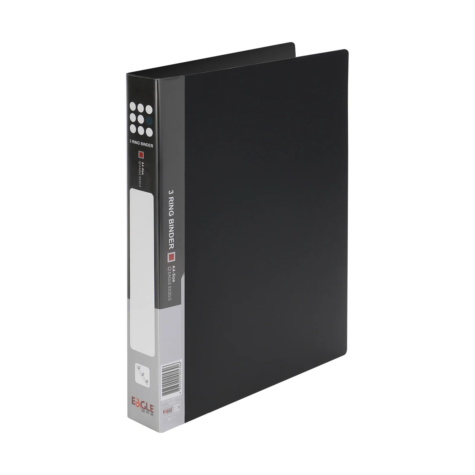 EAGLE 3-Ring Binder A4 Size with 5 Index Dividers & Custom Labels, Professional Presentation Folder for Office School Organizer