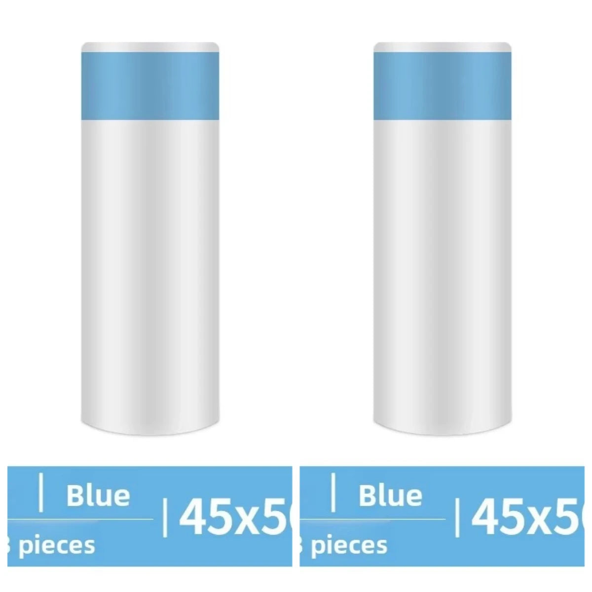 Drawstring Trash Bags Kitchen Waste Disposable Garbage Can Liners Strong Home Office Assorted Sizes Clear