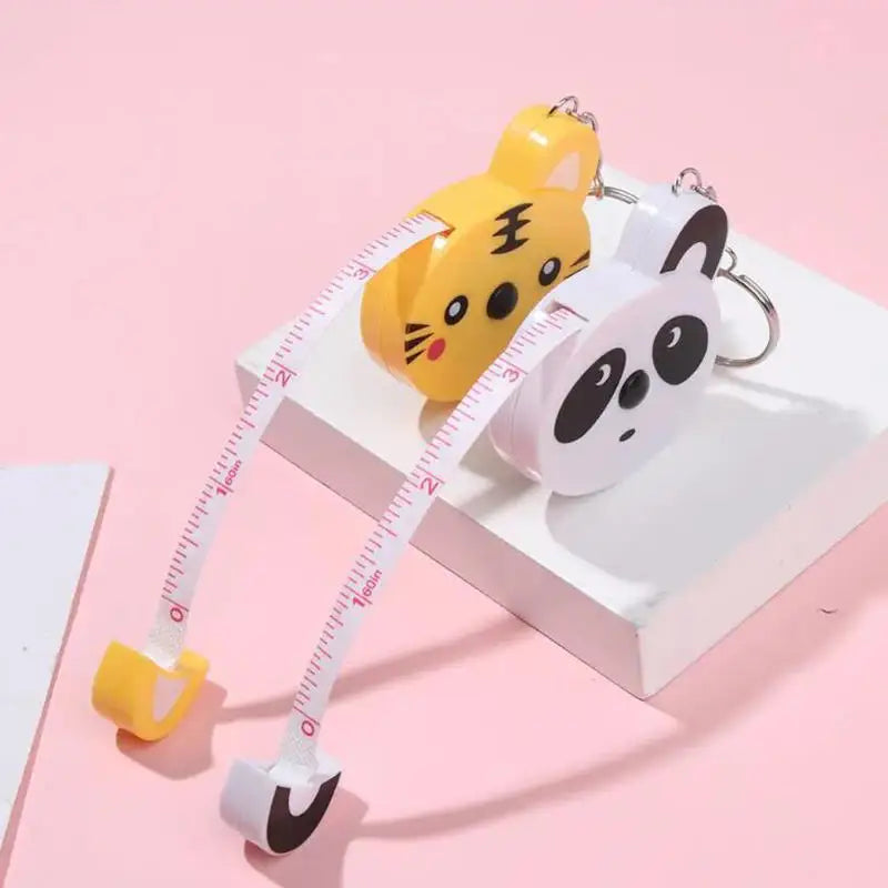 1.5M Soft Tape Measure Tailor's Tape With Snap Fasteners Body Measuring Double-sided Ruler For Needlework Sewing Tool NEW
