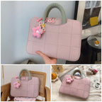 Lightweight Puffy Laptop Sleeve 14/16 Inch Commuter Laptop Briefcase Notebook Sleeve Notebook Case Portable Handbag for Women