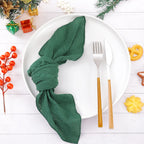 Set of 6 Cotton Cloth Napkins Gauze 30x30cm Fabric for Wedding Decor Everyday Use Dinner Tea Towel Table Village Christmas Napki