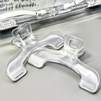 1Pcs Simple Fixed Book Clips Frosted Transparent Page Holder For Reading Tool Memo Clip Desk Accessories Practical Note Holder
