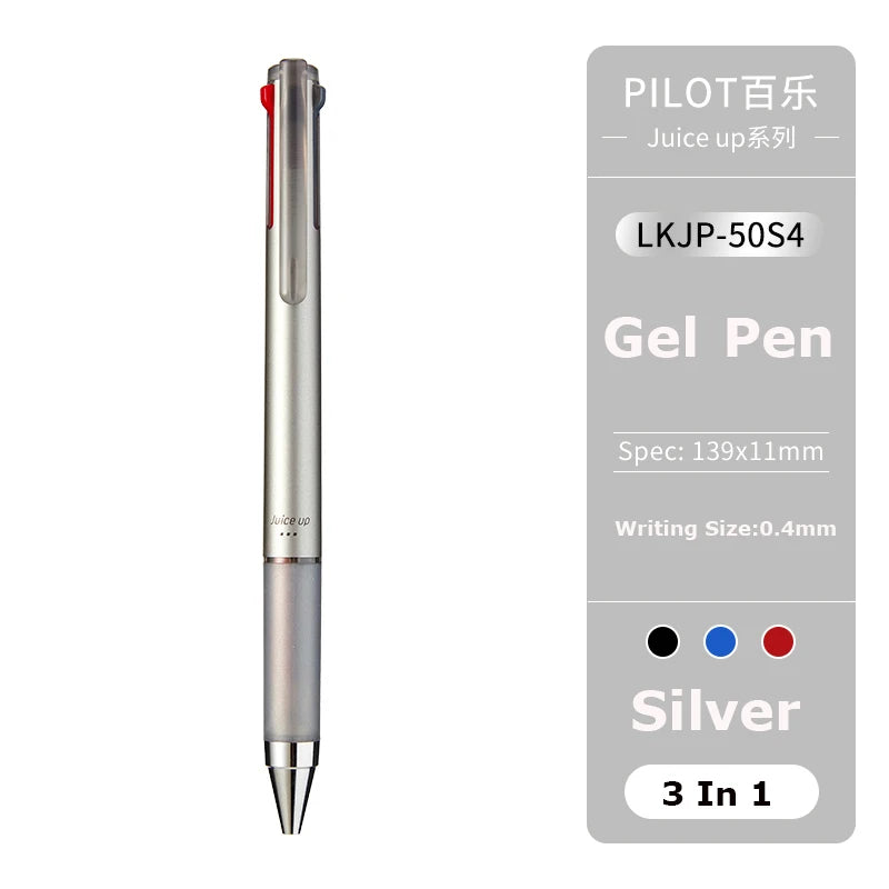 Japan Pilot Modular Pen Juice Up 3/4 Color 0.4mm Ultra-fine Gel Pens, Water-base Smooth Writing Versatile Stationery Aacsesories