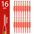 4-60Pcs 45mm Long Nib Head Carpenter Pen Deep Hole Marker Pens Black/Blue/Red/White for Measuring Woodworking Hand Tools